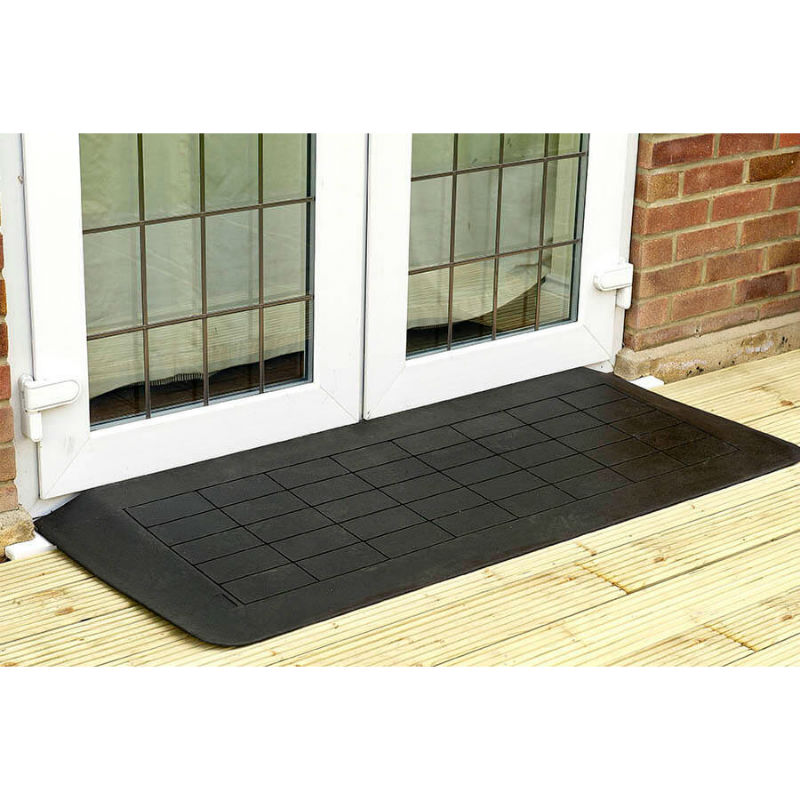 DoorlineNeatedge Wide Rubber Wheelchair Ramp MedicalSupplies.co.uk