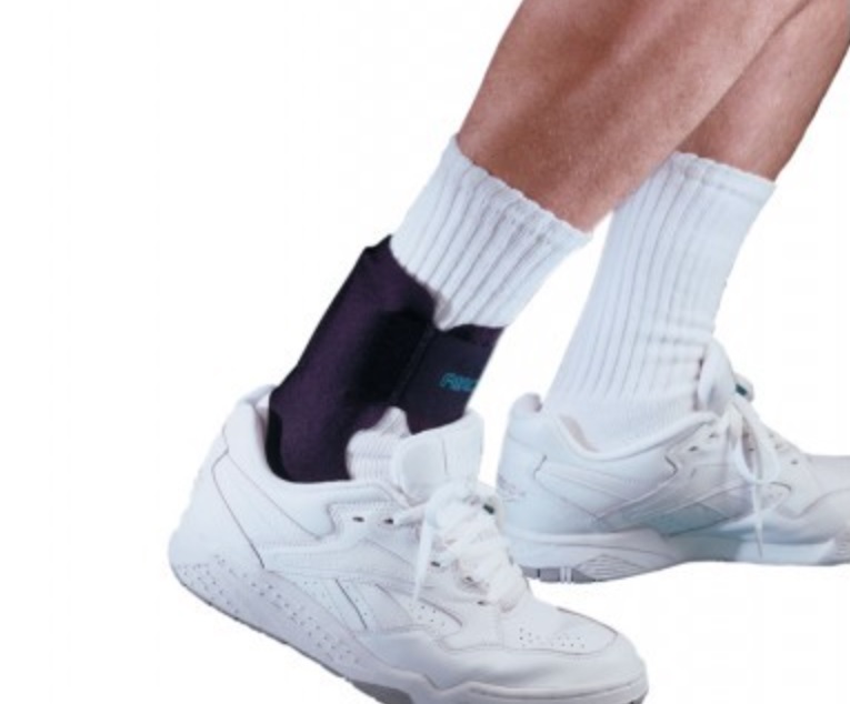 The Aircast Airheel fits comfortable in most footwear The Aircast Airheel fits comfortable in most footwear