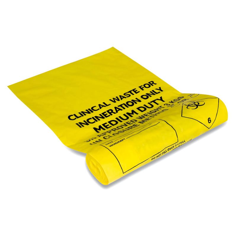 Biohazard Clinical Waste Bags MedicalSupplies co uk