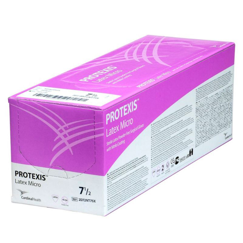 CARDINAL HEALTH Protexis Latex-Chirurgenhandschuhe – Mit Nitrilbeschichtung, Größe 5.5, Hellbraun, 200 Paar Pro Karton, Fingerstark 9.8 MIL