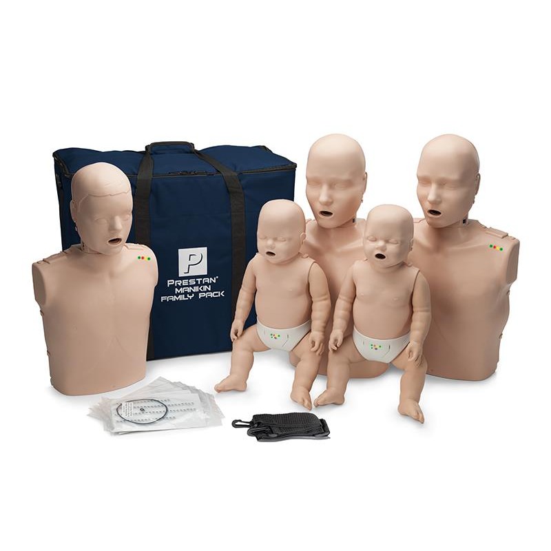 Prestan CPR Manikins Family Pack 5pk MedicalSupplies.co.uk