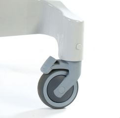 independent braked castors