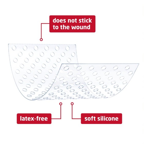 Leukoplast Cuticell Soft Silicone Wound Dressing Key Features