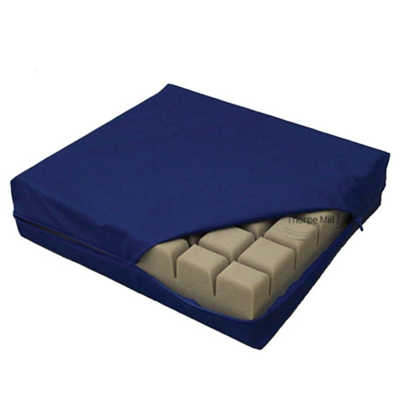 Pressure Reducing Cushion for Wheelchairs - Navy Blue