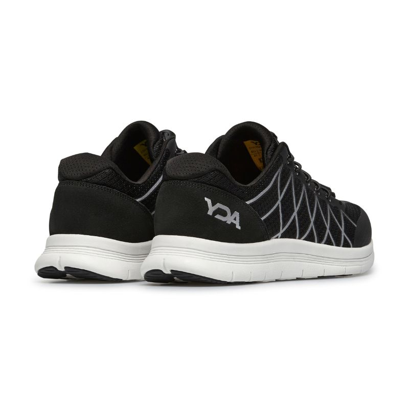 YDA Trainers for Diabetics (Black) - MedicalSupplies.co.uk