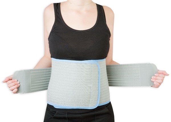 Elastic Abdominal Binder Stomach Compression Slimming Belt Back Support  Brace