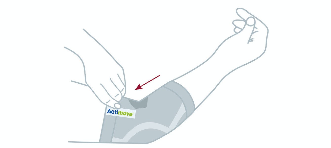 Actimove Elbow Brace application Actimove Elbow Brace application