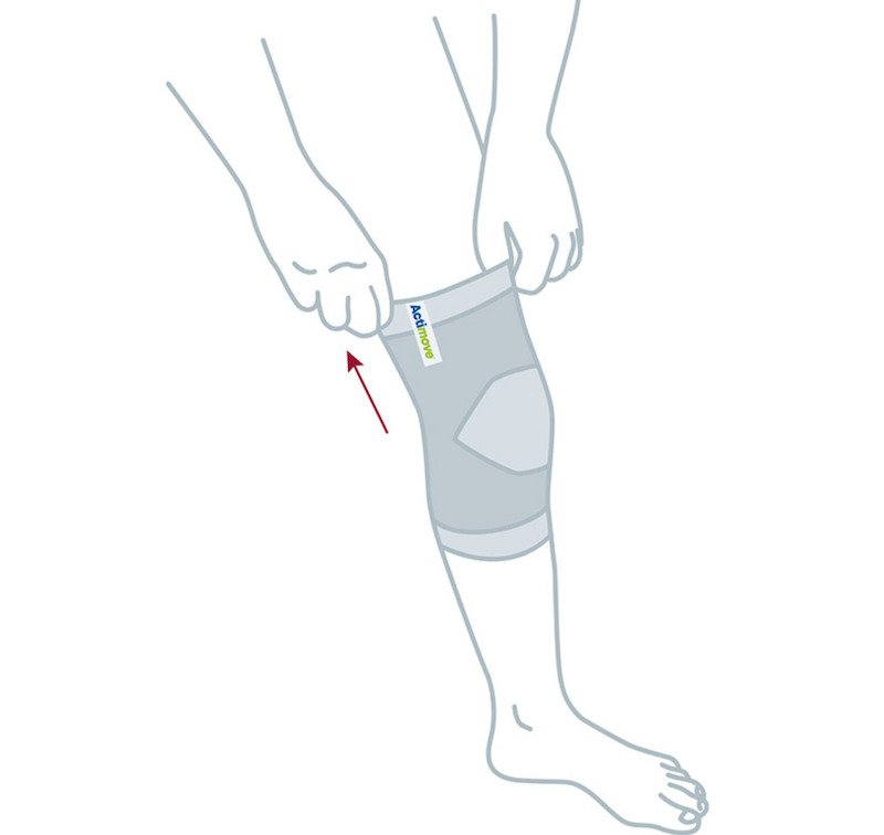 Actimove Knee Brace application Actimove Knee Brace application