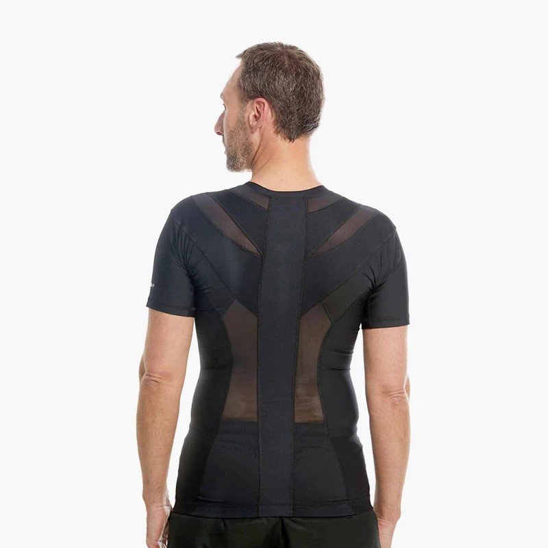 Active Posture Men's Posture Shirt (Black) - MedicalSupplies.co.uk