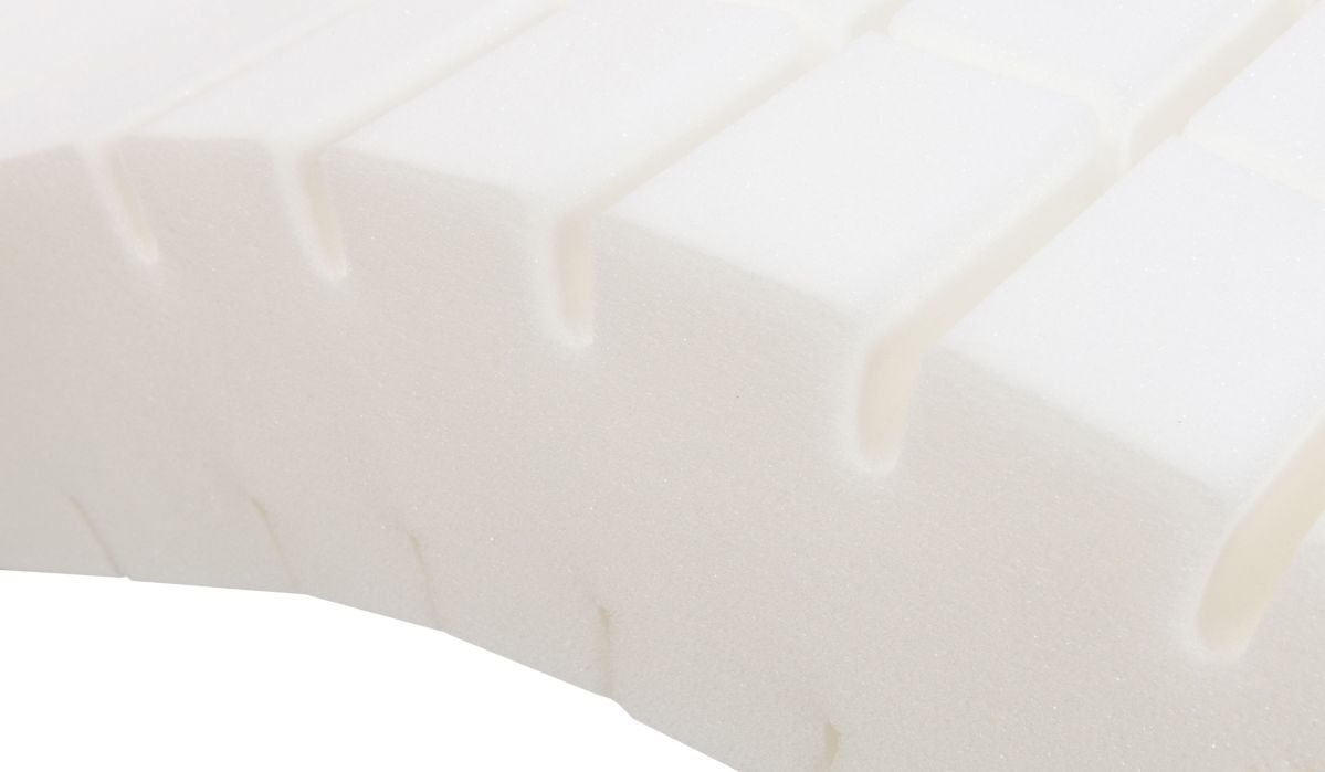 The castellated foam of the Sensaflex 1000 improves comfort during profiling Alerta Sensaflex 1000 Castellated Foam Mattress
