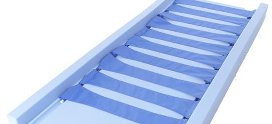 Alternating air cells are located underneath castellated foam for activation if required Alternating air cells are located underneath castellated foam for activation if required