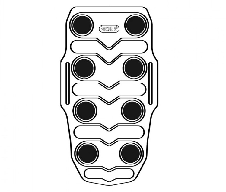 The Lomboflex is made up of 8 powerful magnets