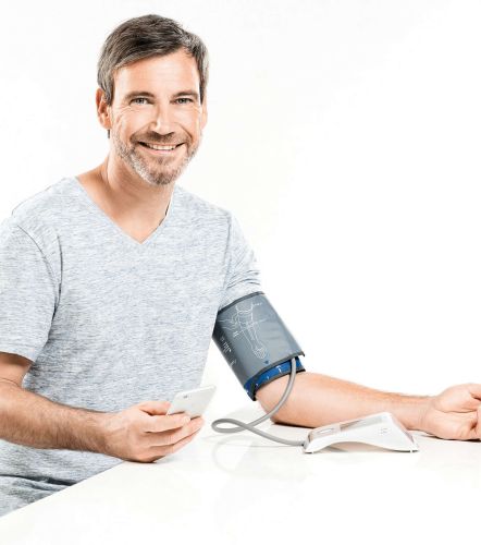 Beurer BM85 Upper Arm Blood Pressure Monitor in Use