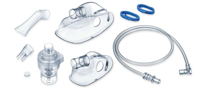 Components included in purchase Components of the Beurer IH60 Nebuliser
