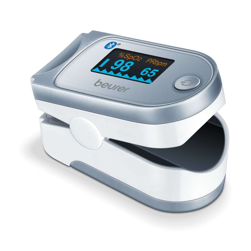 Beurer PO60 Smart Pulse Oximeter for Determining SpO2 and Pulse ...