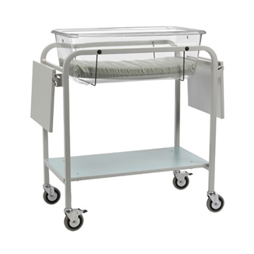 Bristol Maid Cot FixedHeight Baby Crib with Lower Shelf
