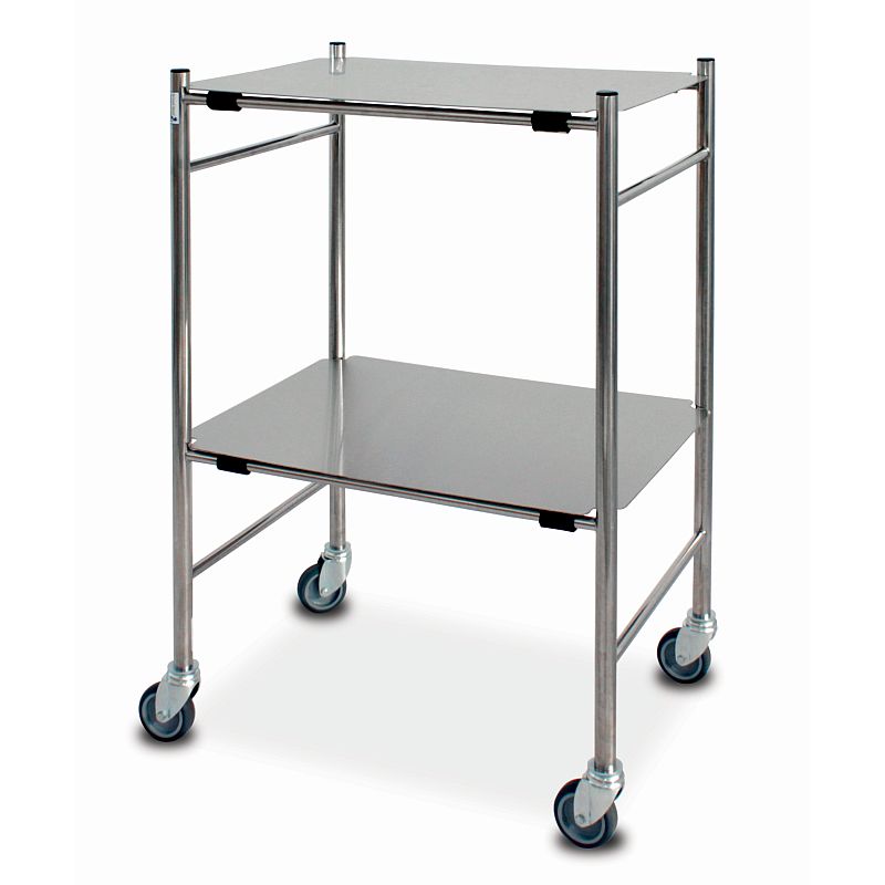 Bristol Maid Stainless Steel Dressing Trolley with 450 x 600mm