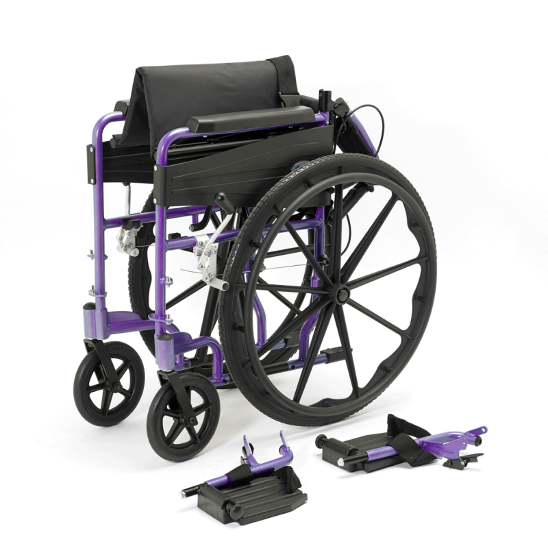 Folded Escape Lite Self-Propelled Wheelchair