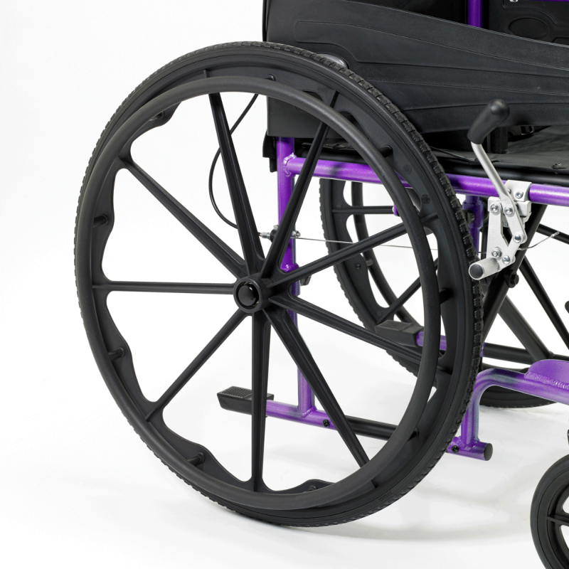 Back Wheel of Escape Lite Self-Propelled Wheelchair