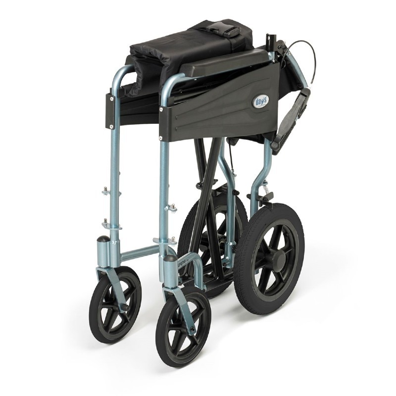 Days Standard Width Escape Lite Wheelchair features attendant-operated brakes