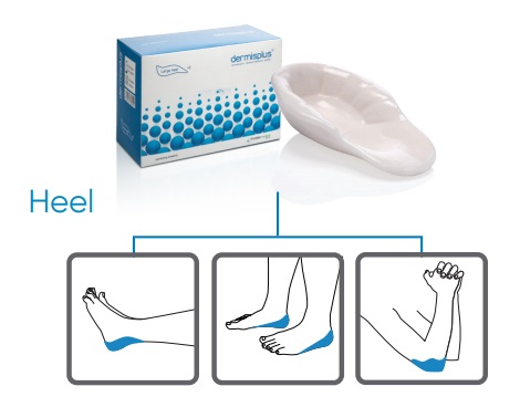 DermisPlus Heel Pads For Feet And Elbows