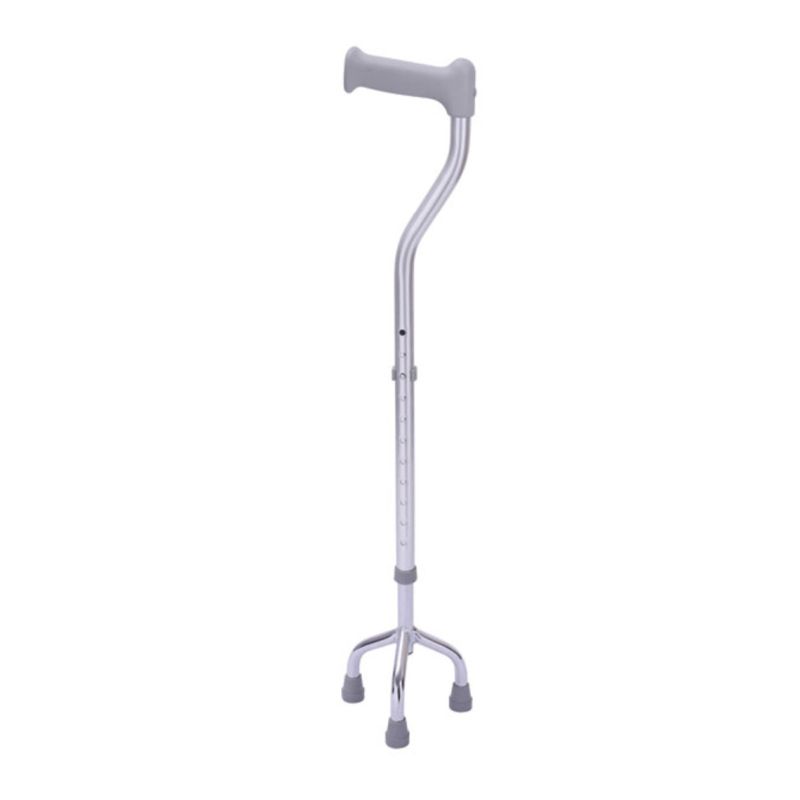Silver Adjustable Tripod Walking Cane - MedicalSupplies.co.uk
