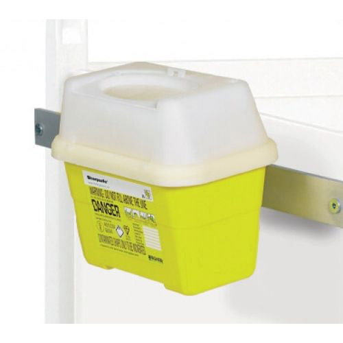 Frontier Sharps Box Bracket for the Sunflower Medical Ward Drug and