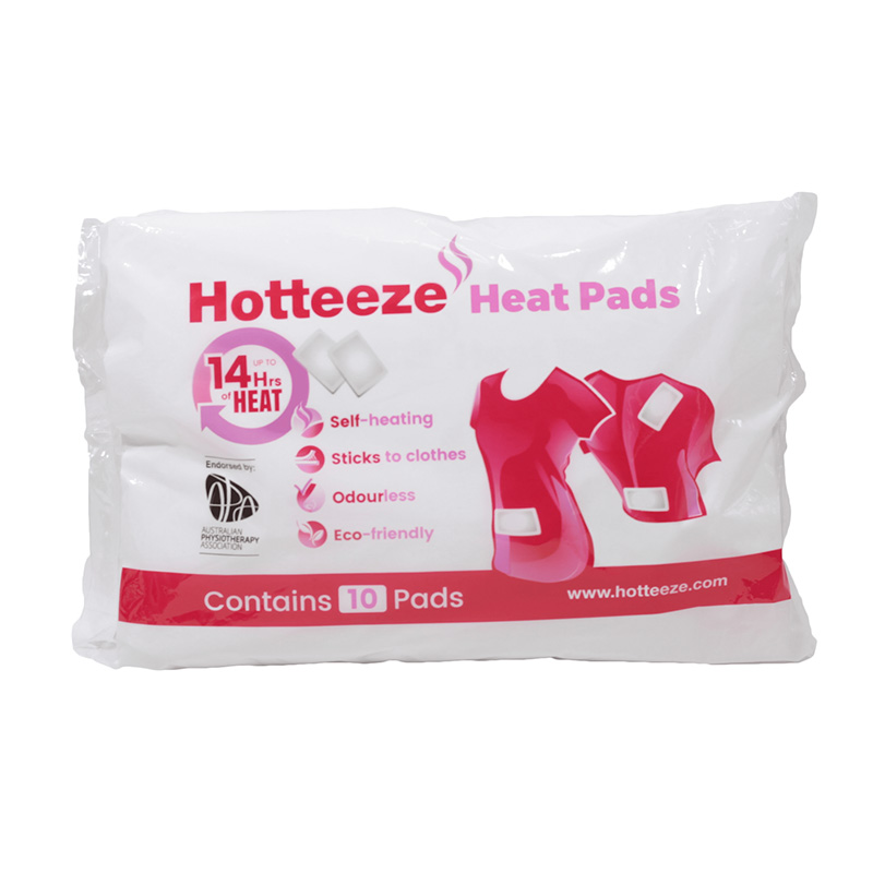 Hotteeze SelfAdhesive Heat Pad (Pack of 10) MedicalSupplies.co.uk