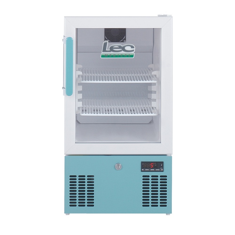 Lec Pg102c Glass Door Countertop Pharmacy Refrigerator 41l