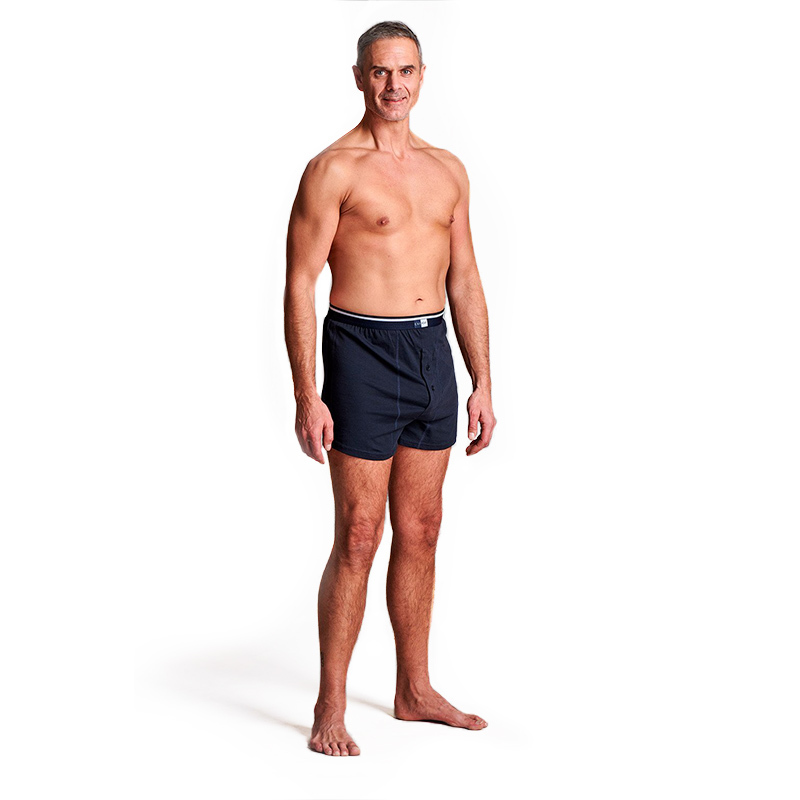 CUI Men's Navy Ostomy Boxer Shorts - MedicalSupplies.co.uk