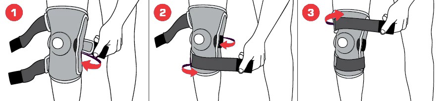 How to wear my hinged support