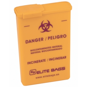 Pocket-Sized Contaminated Sharps Container