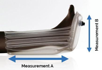 Repose Boots Foot Protector Measurement lllustration Repose Boots Foot Protector Measurement lllustration