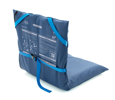 Secure your Repose Care-Sit Pressure Relief Cushion in place with straps Repose Pressure Relief Cushion With Secure Straps
