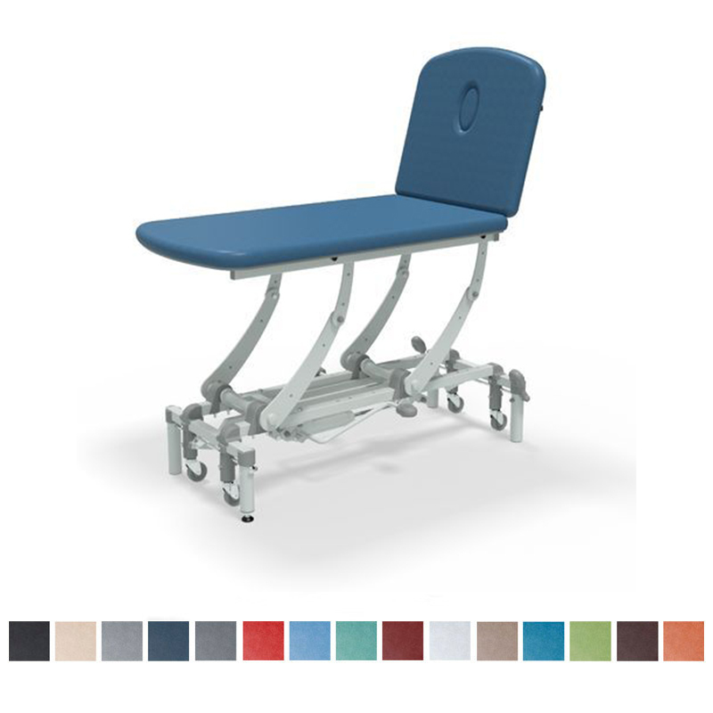 Clinnova 2Section Hydraulic Classic Couch MedicalSupplies.co.uk