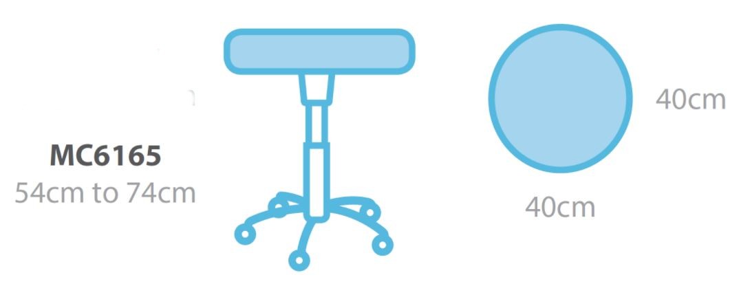 seers round high medical stool dimensions