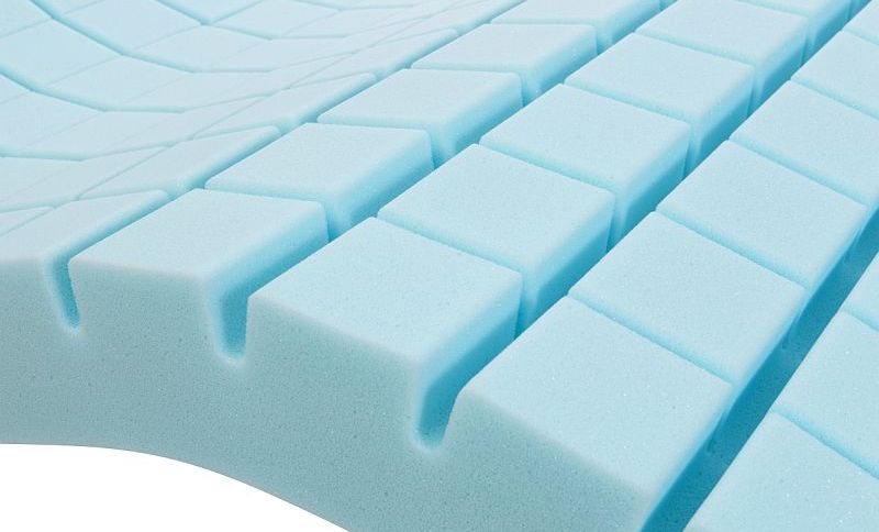 The castellated foam of the Sensaflex 500 improves comfort during profiling Alerta Sensaflex 500 Castellated Foam Mattress