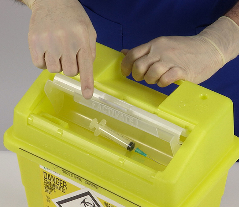 Semi-translucent lid allows for easy indication of contents