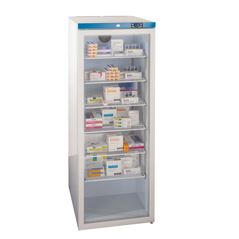 Sunflower Medical 300 Litre Glass Door FreeStanding Pharmacy Fridge