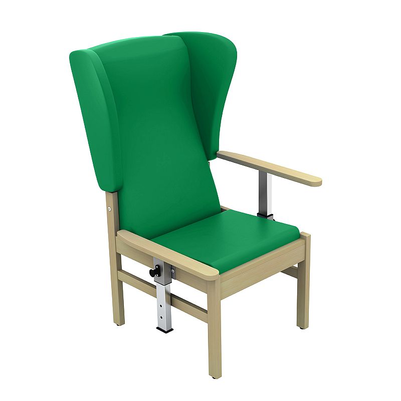 Sunflower Medical Atlas Green HighBack Vinyl Patient Armchair with