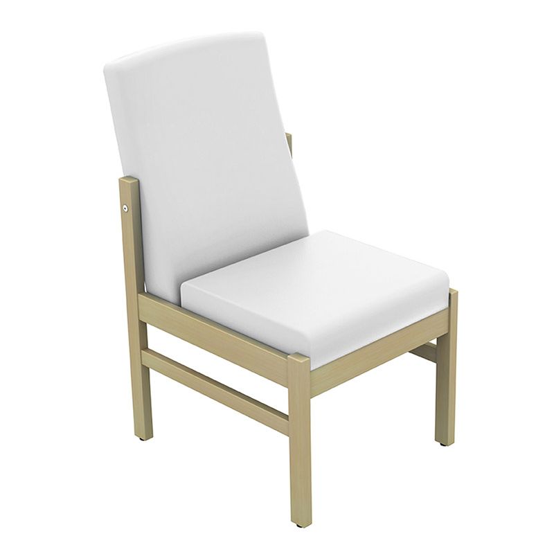 White patio store low back chair