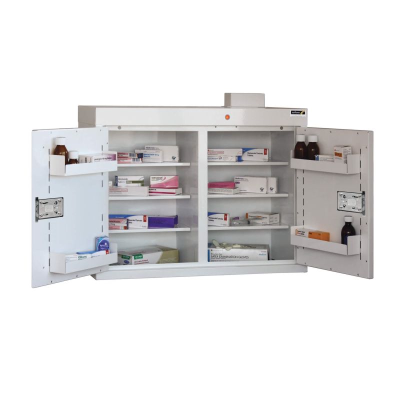 Sunflower Medical Double Door Medicine Cabinet 66 X 100 X 30cm