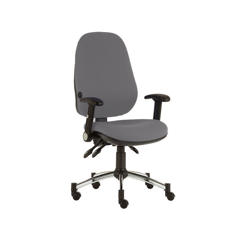 Sunflower Medical Grey Deluxe Executive High Back Three Lever