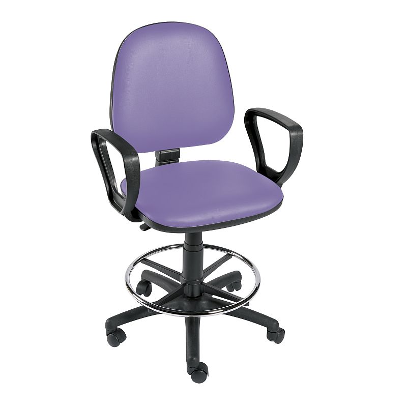 Sunflower Medical Lilac GasLift Chair with Foot Ring and Arm Rests