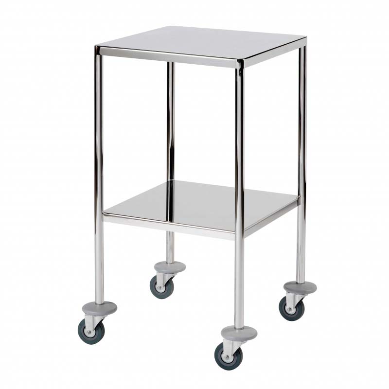 Sunflower Medical Mirror Polished Stainless Steel Surgical Trolley 45 x