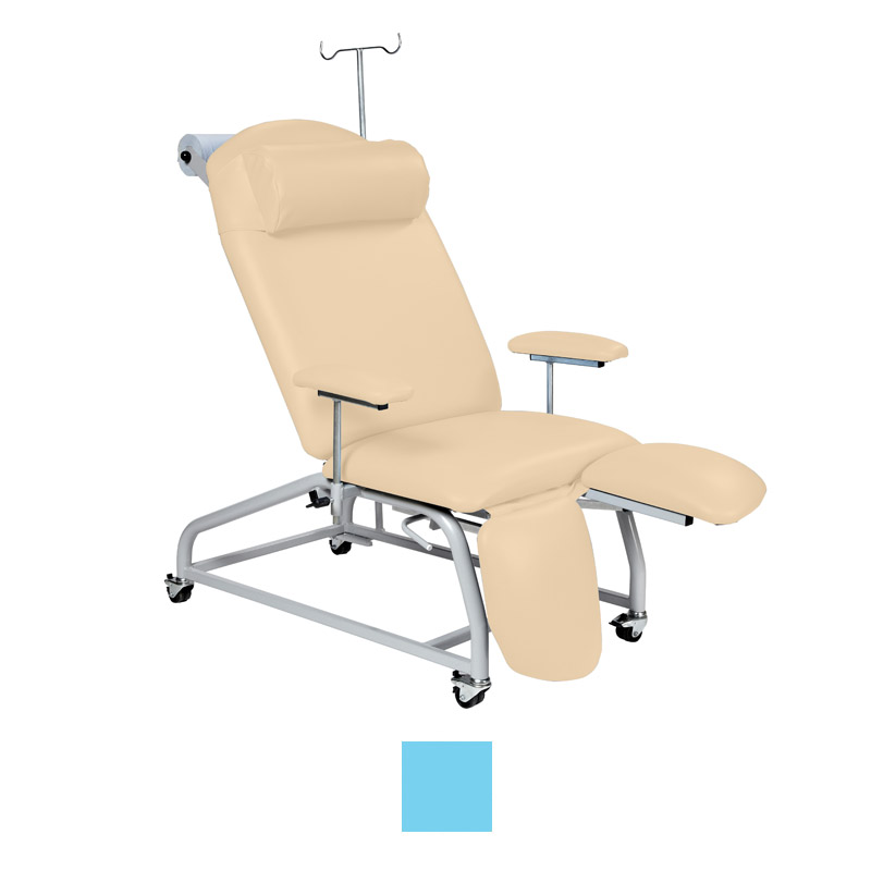 Sunflower Medical Sky Blue Fusion FixedHeight Treatment Chair with