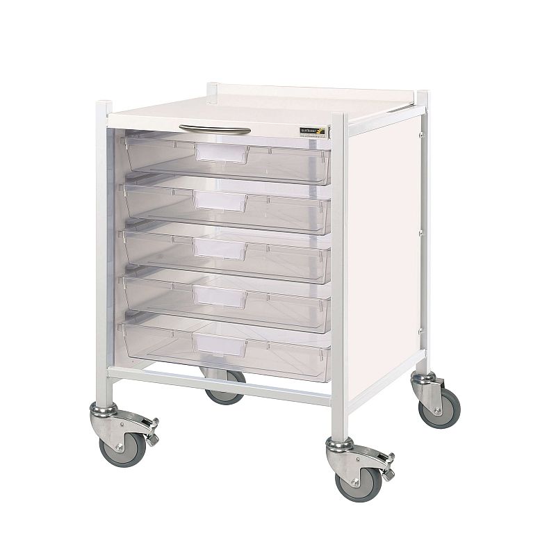 Sunflower Medical Vista 40 Low Level Storage Trolley with Five Single