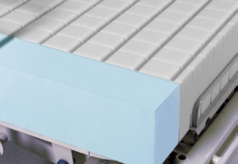 Castellated Construction of the Supaflex PRO68 Profiled High Risk Care Mattress