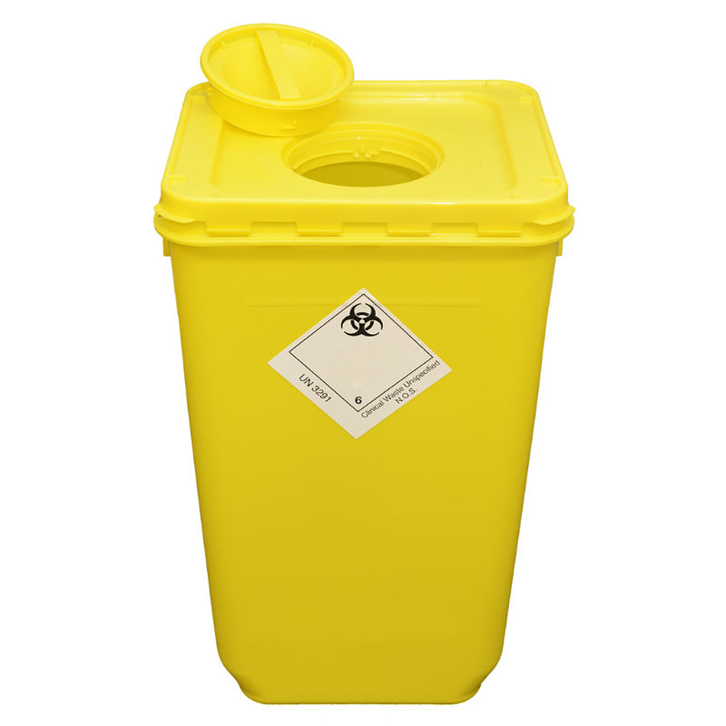 WIVA Yellow 60Litre Clinical Waste Container MedicalSupplies.co.uk