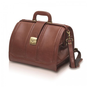 Lockable Traditional Elite Leather Doctor's Bag